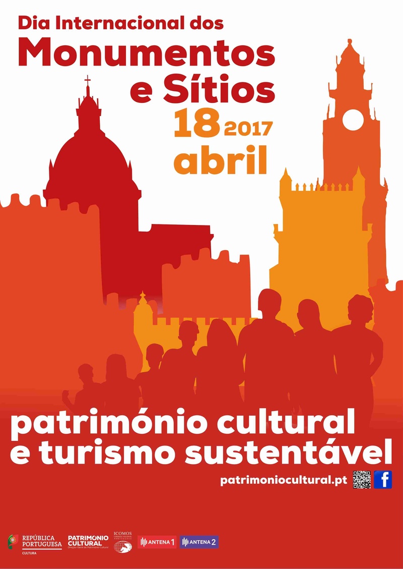 Cartaz do Dia dos Monumentos e Sítios 2017