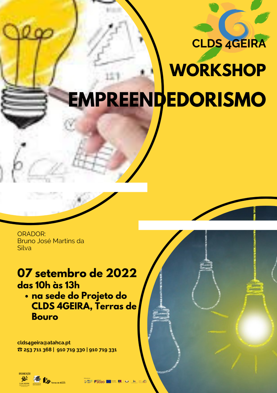Cartaz Workshop de Empreendedorismo