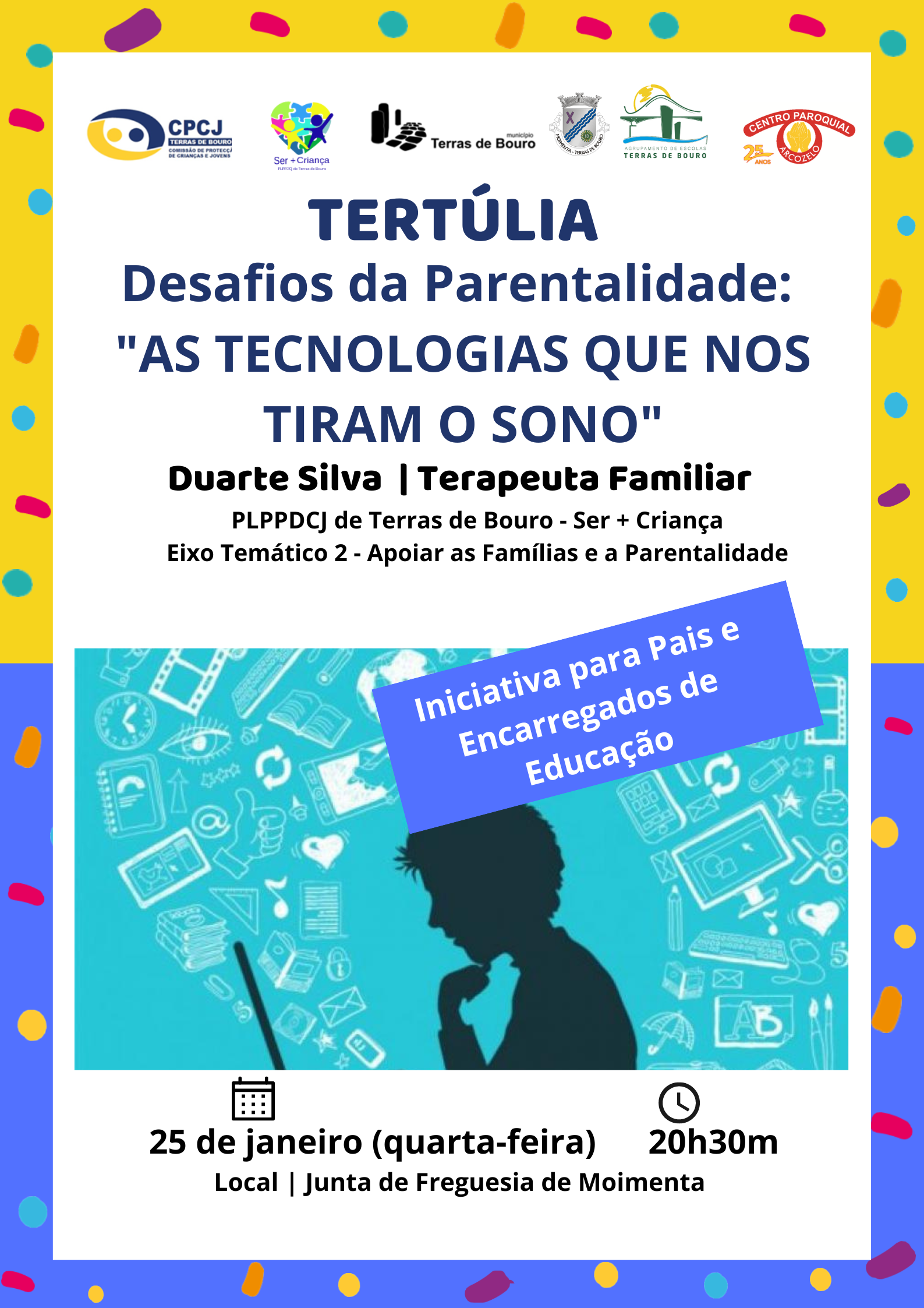 Tertúlia as tecnologias que não nos deixam dormir Moimenta