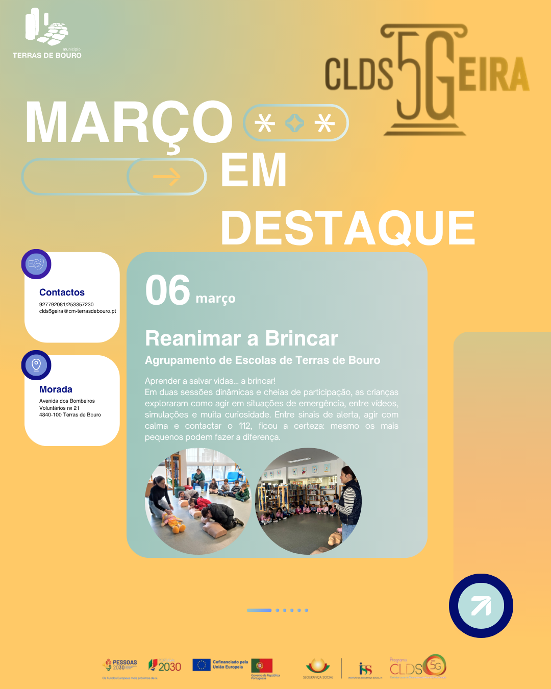 Março foi um mês cheio de movimento, partilhas e proximidade!